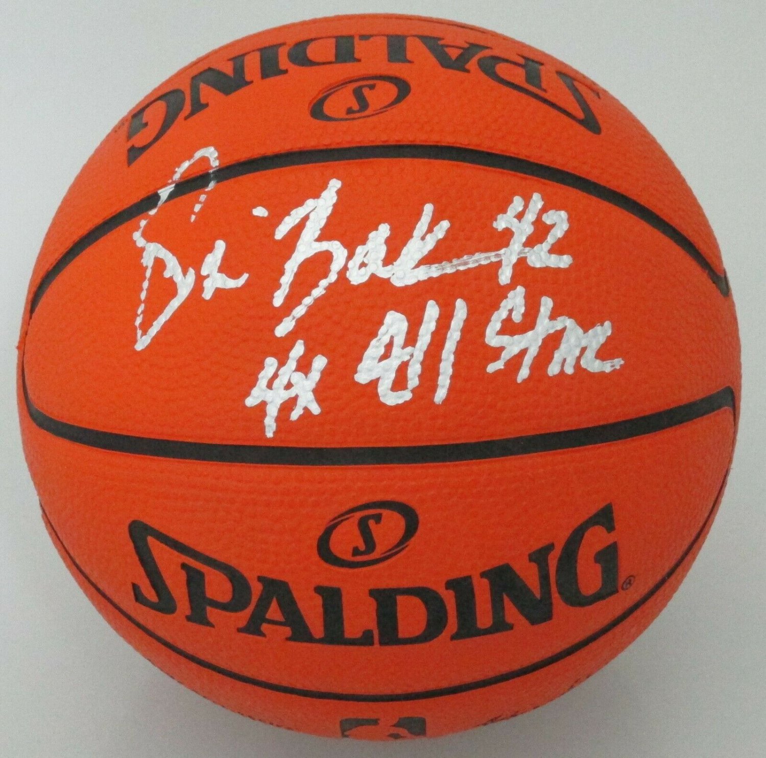 Vin Baker Autographed Signed Bucks Spalding I O Mini Basketball