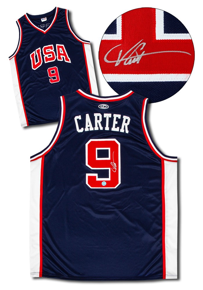 Vince Carter USA Basketball Autographed Signed Custom Basketball Jersey