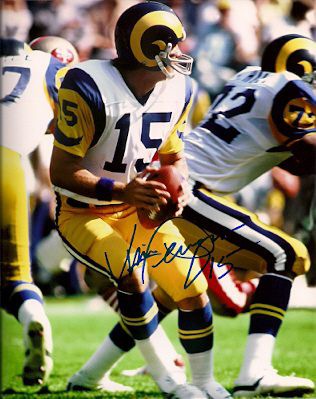 Vince Ferragamo Autographed Signed 8X10 Los Angeles Rams Photo - Autographs