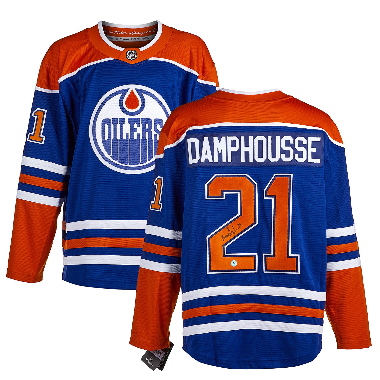 Vincent Damphousse Edmonton Oilers Autographed Fanatics