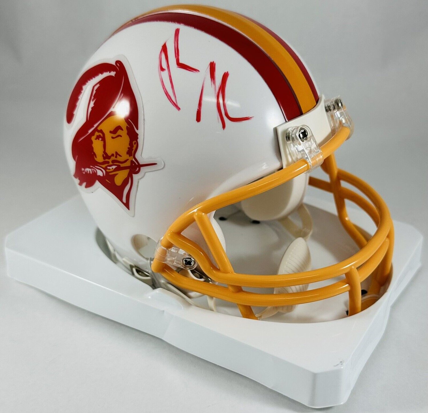 Vita Vea Autographed Signed Tampa Bay Buccaneers Throwback Mini Helmet NFL  Autograph JSA COA