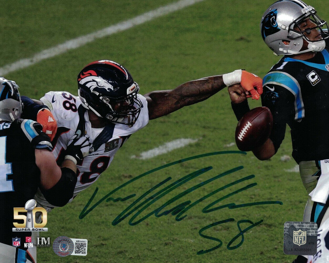 von miller signed jersey