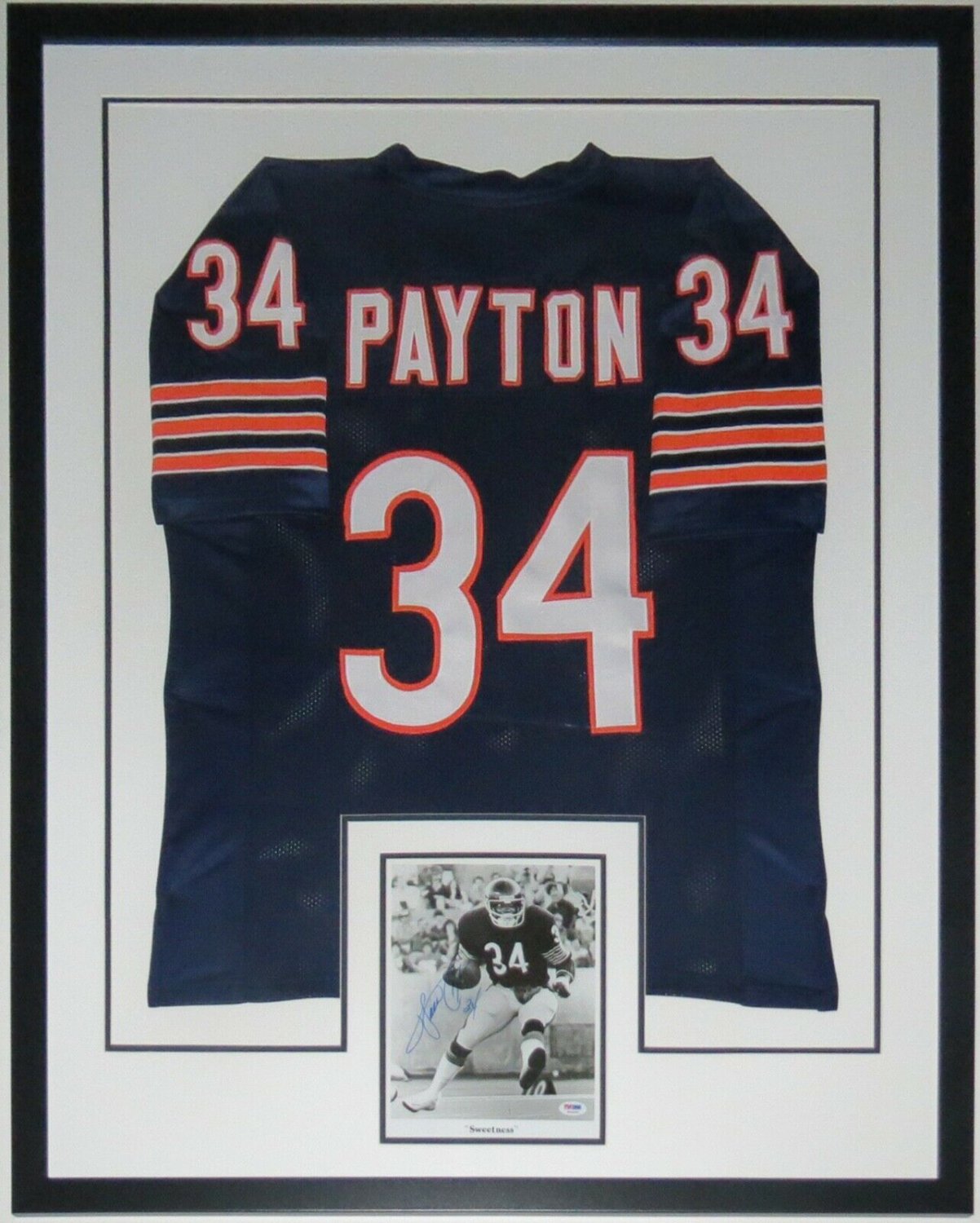 Chicago Bears Jersey PSA DNA COA Framed