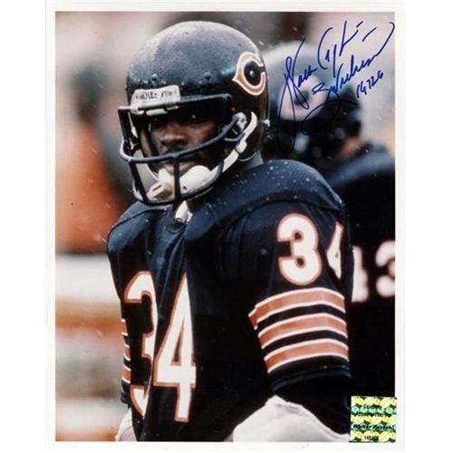 walter payton signed helmet