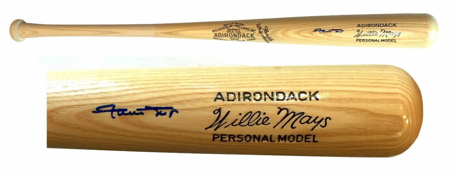 Willie Mays Autographed Signed Pro Model Adirondack Baseball Bat PSA