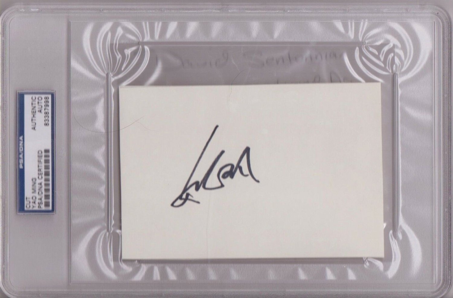 yao ming autograph