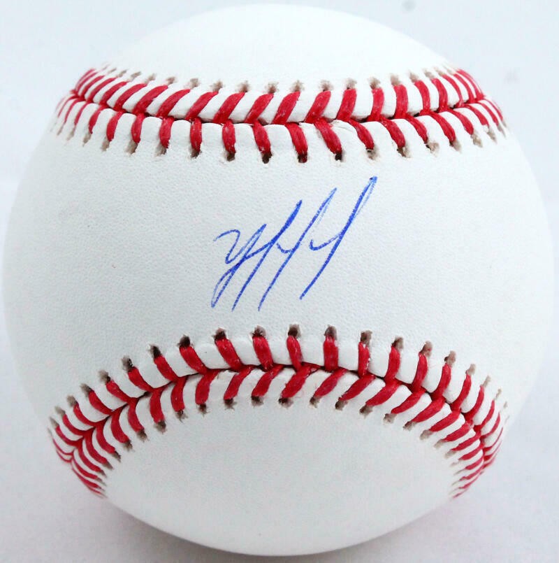 Yordan Alvarez Autographed Signed Rawlings Oml Baseball Tristar