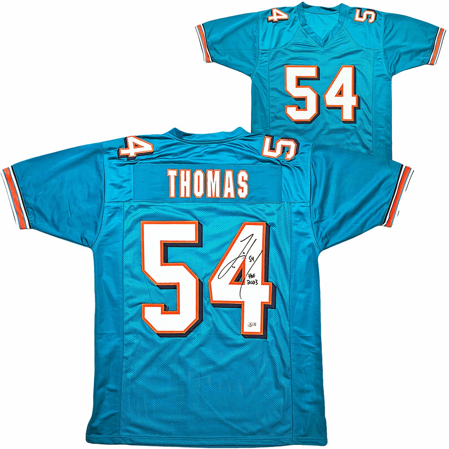 Zach Thomas Autographed Signed Framed Miami Dolphins Jersey 