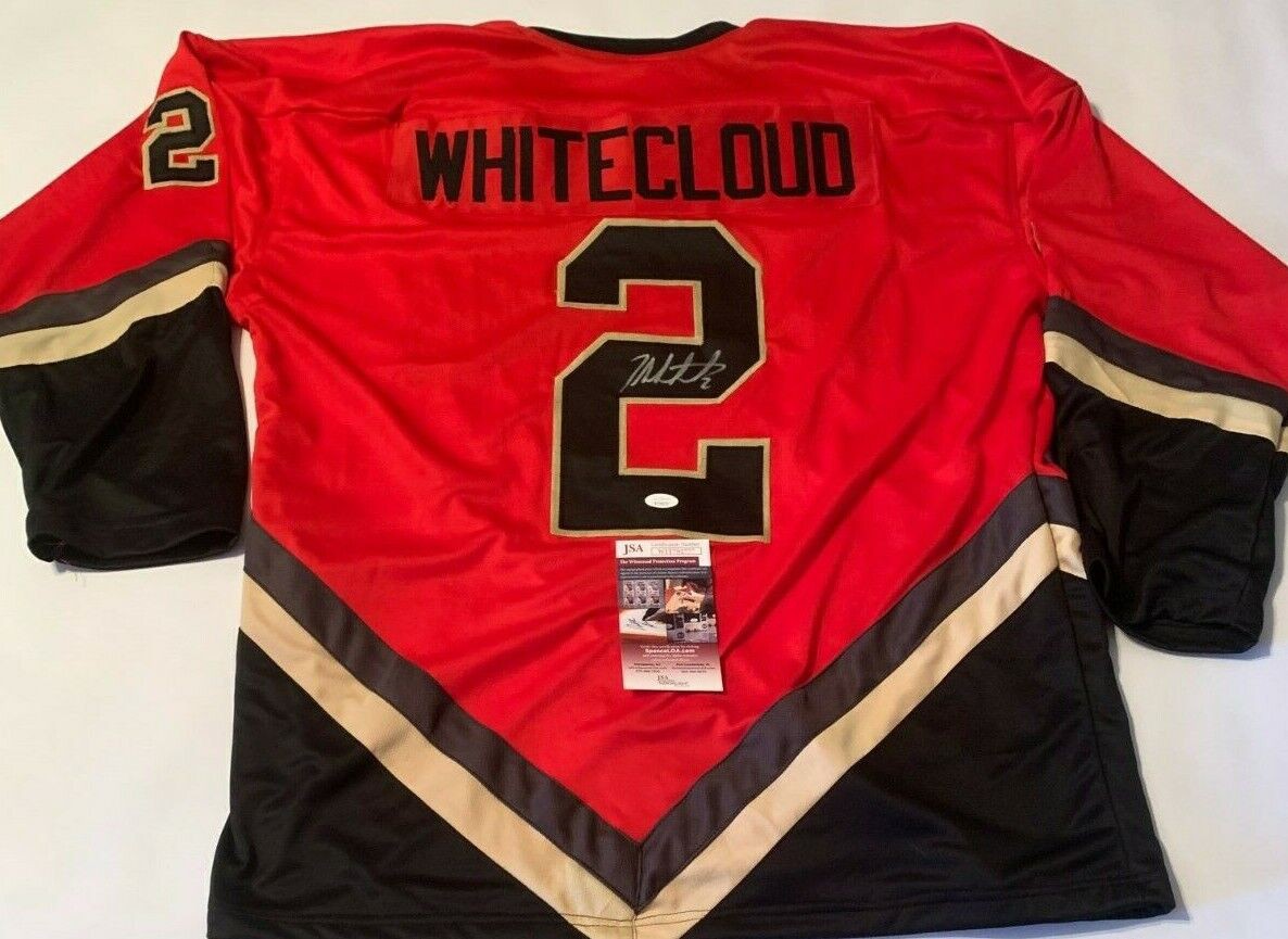 Zach Whitecloud Autographed Vegas Golden Knights Red Retro Reverse