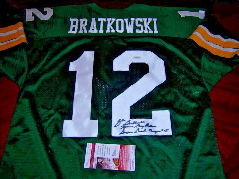 Zeke Bratkowski Autographed Signed Green Bay Packers,Georgia JSA/COA Jersey