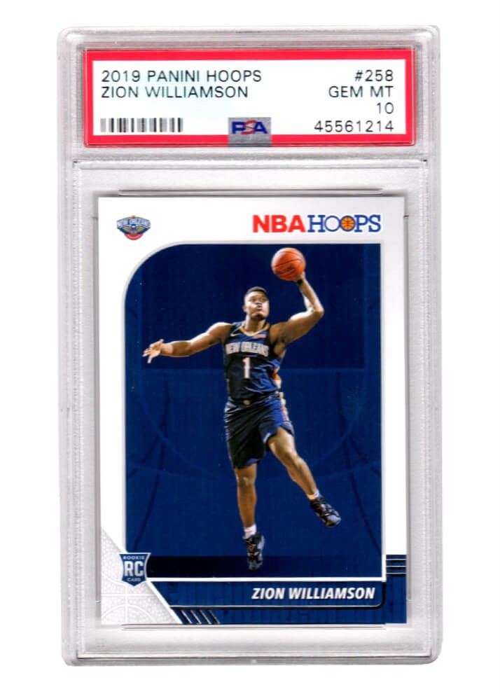 Zion Williamson (New Orleans Pelicans) 2019 Panini Hoops Basketball