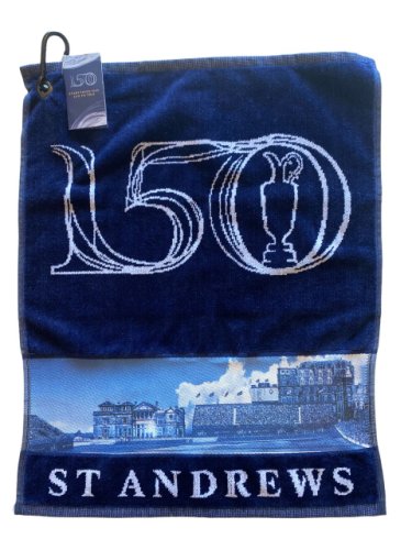 150th British Open Blue Clubhouse Golf Towel 