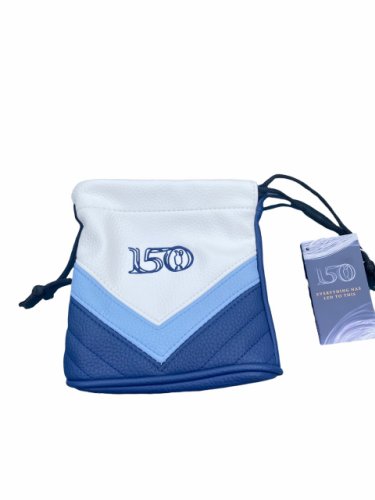 150th British Open Championship Navy, Sky Blue and White Valuables Pouch 