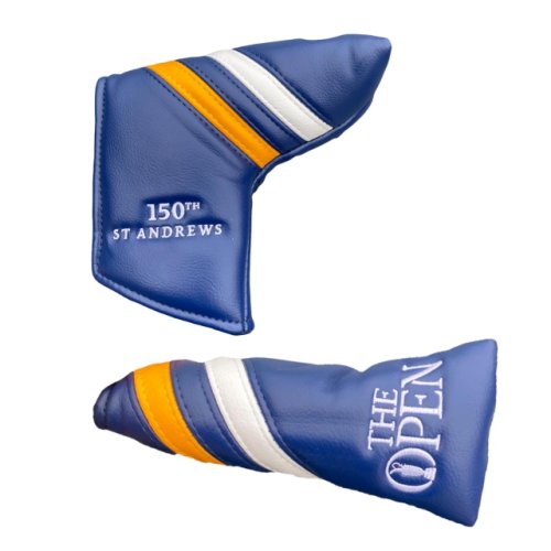 150th British Open Navy, Yellow and White Putter Cover 