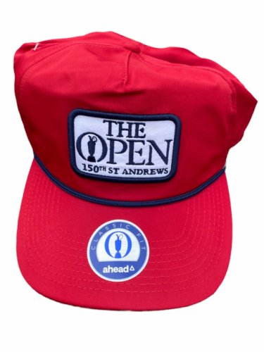 150th British Open Red Big Logo Rope Hat 