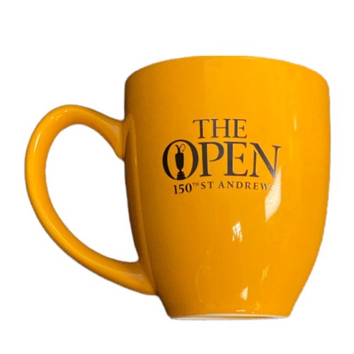150th British Open St Andrews Commemorative Collection 17oz Yellow Coffee Mug 