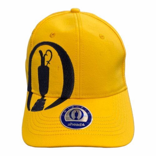 150th St Andrews British Open Championship Yellow Oversize Logo Performance Tech Hat 