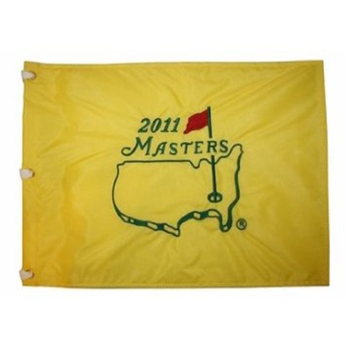 2011 Masters Embroidered Golf Pin Flag - Winner Charl Schwartzel 