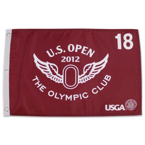 2012 US Open Championship Screen Printed Flag - Red 