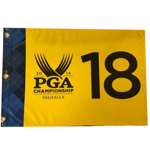2014 96th PGA Championship Screen Printed Pin Flag- Valhalla - Rory McIlroy Champion 