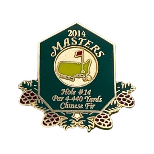 2014 Masters Commemorative Pin - Hole # 14 Chinese Fir 