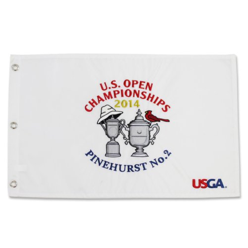 2014 US Open (Dual Logo) Embroidered Pin Flag - Pinehurst No. 2