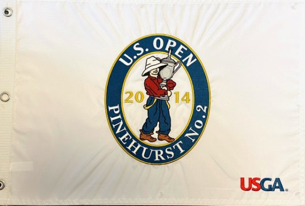 2014 US Open Pinehurst No. 2 Embroidered Flag 