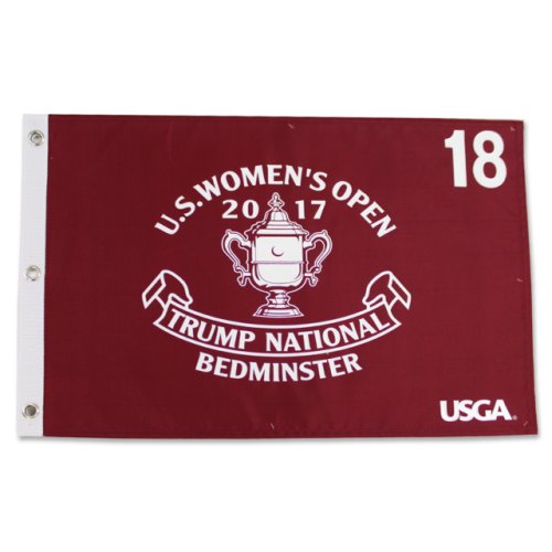 2017 US Open Women's Championship Screen Printed Pin Flag - Bedminster 