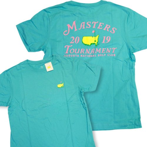 2019 Masters Kids Toddler Aqua Mint Banner Logo T-Shirt 