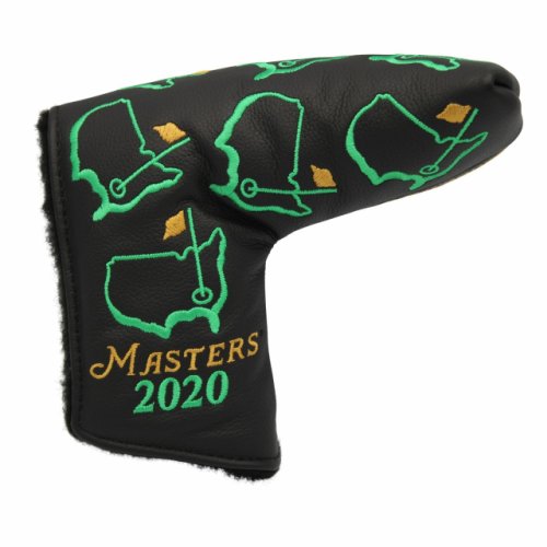2020 Masters Scotty Cameron Premium Black Leather Blade Putter Cover 