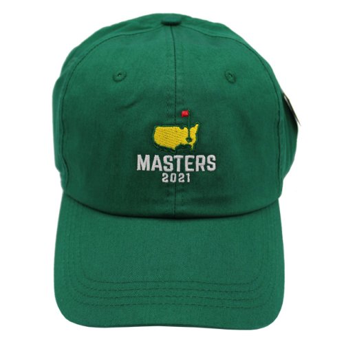 2021 Masters Stacked Logo Caddy Hat - Green