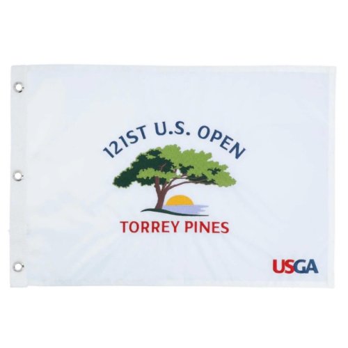 2021 US Open Embroidered Torrey Pines Flag - Jon Rahm Winner 