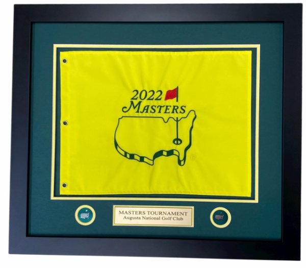 2022 Masters Deluxe Framed Pin Flag 