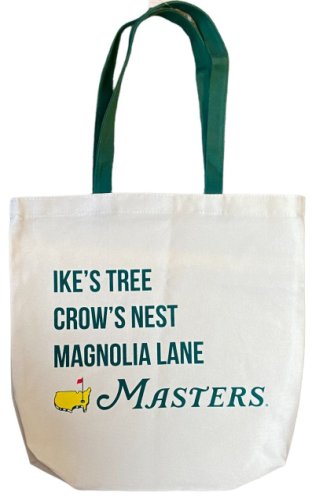 2022 Masters Exclusive Ike's Tree, Crow's Nest, Magnolia Lane Canvas Tote Bag 