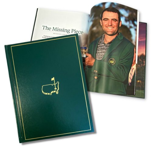 2022 Masters Hardcover Annual - Scottie Scheffler Winner