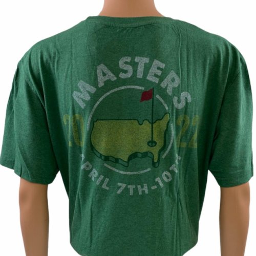 2022 Masters Light Green Heather Circle Logo T-Shirt 