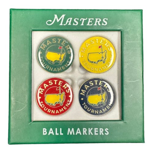 2023 Masters 4-Pack Classic Logo Ball Markers 