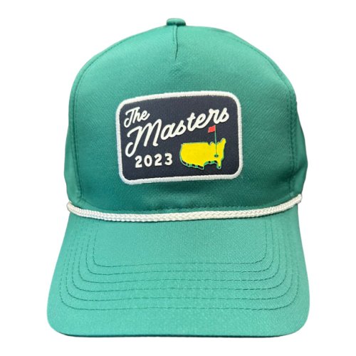 2023 Masters Green Performance Tech Retro Patch Rope Hat 