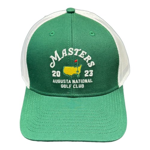 2023 Masters Green Split Date Trucker Hat 