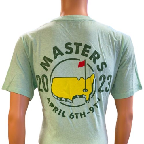 2023 Masters Mint Green Heather Circle Logo T-Shirt