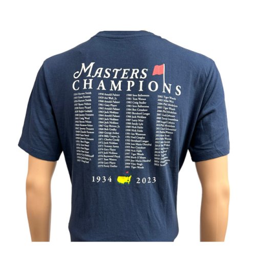 2023 Masters Navy Champions T-Shirt