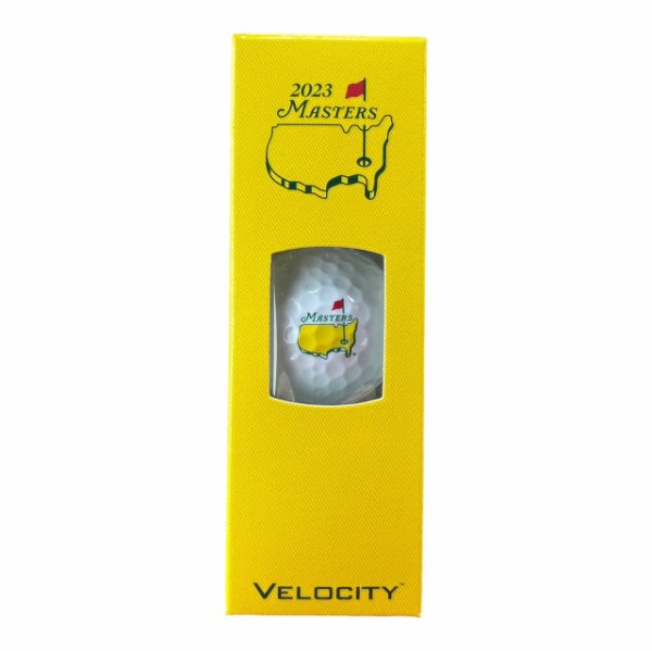 2023 Masters Titleist Velocity Golf Balls 3 Pack 