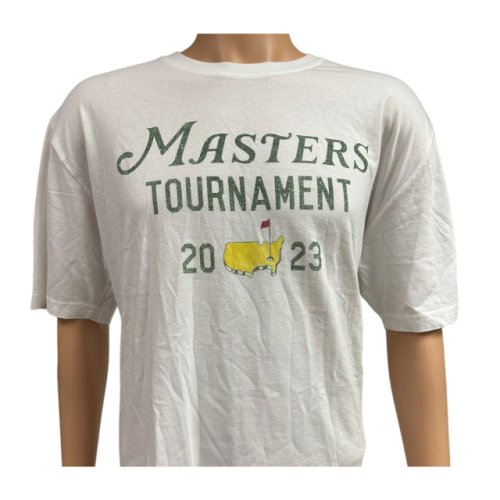 2023 Masters White Front Logo T-Shirt 