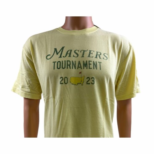 2023 Masters Yellow Front Logo T-Shirt 