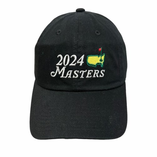2024 Masters Big Logo Black Caddy Hat 