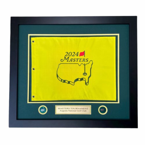 2024 Masters Deluxe Framed Pin Flag 