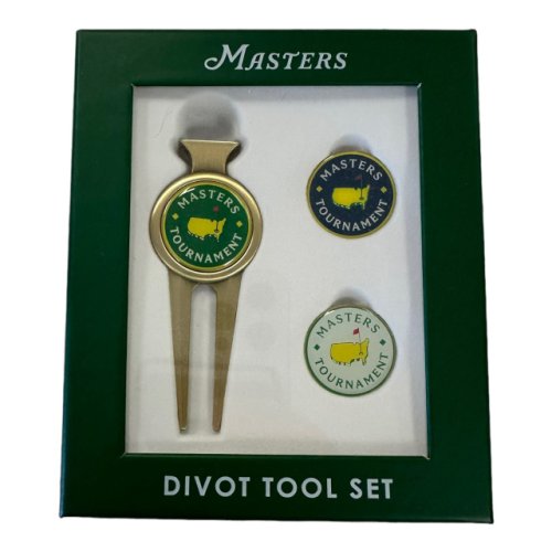 2024 Masters Divot Tool with Two Extra Ball Markers 