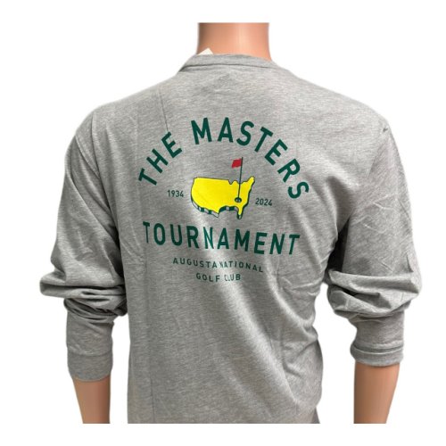 2024 Masters Grey Dated Long Sleeve T-Shirt 