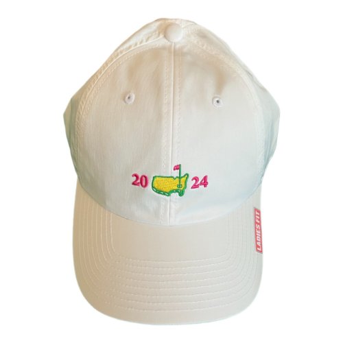 2024 Masters Ladies Fit White Performance Tech Split Logo Hat 