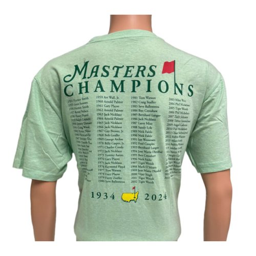 2024 Masters Mint Green Heather Champions T-Shirt 